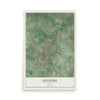 Map of Kilgore, Texas, 12 x 18 inch unframed archival matte print