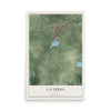 Map of La Feria, Texas, 12 x 18 inch unframed archival matte print