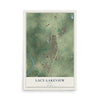Map of Lacy-Lakeview, Texas, 12 x 18 inch unframed archival matte print