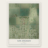Los Angeles, Texas map print, the full design
