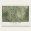 Los Centenarios, Texas map print, the full design