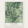 Lost Creek, Texas map print, the full design