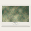 Lyons, Texas map print, the full design