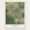 McDade, Texas map print, the full design