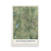 Map of McLendon-Chisholm, Texas, 12 x 18 inch unframed archival matte print