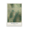 Map of Miller's Cove, Texas, 12 x 18 inch unframed archival matte print