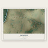 Mound, Texas map print, the full design