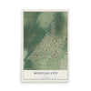Map of Mountain City, Texas, 12 x 18 inch unframed archival matte print