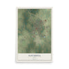 Map of Navasota, Texas, 12 x 18 inch unframed archival matte print