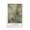 Map of New Deal, Texas, 12 x 18 inch unframed archival matte print