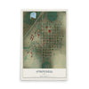 Map of O'Donnell, Texas, 12 x 18 inch unframed archival matte print