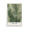 Map of Oak Valley, Texas, 12 x 18 inch unframed archival matte print