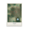 Map of Olton, Texas, 12 x 18 inch unframed archival matte print