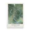Map of Oyster Creek, Texas, 12 x 18 inch unframed archival matte print