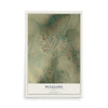 Map of Penelope, Texas, 12 x 18 inch unframed archival matte print
