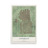 Map of Cloverleaf, Texas, 12 x 18 inch unframed archival matte print