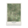 Map of Doffing, Texas, 12 x 18 inch unframed archival matte print