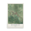 Map of Rio Grande City, Texas, 12 x 18 inch unframed archival matte print