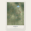 Sarita, Texas map print, the full design