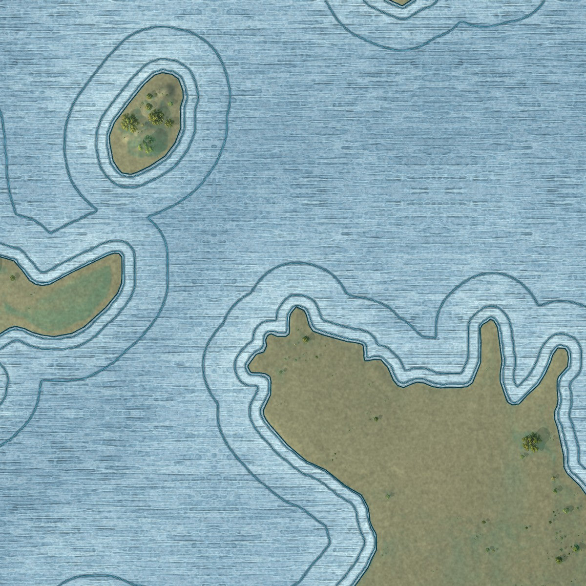 Close-up of the map of Scotland, Texas print showing street and building detail