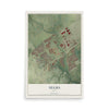 Map of Selma, Texas, 12 x 18 inch unframed archival matte print