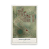 Map of Shallowater, Texas, 12 x 18 inch unframed archival matte print