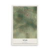 Map of Spur, Texas, 12 x 18 inch unframed archival matte print