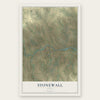 Stonewall, Texas map print, the full design