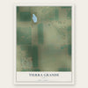 Tierra Grande, Texas map print, the full design