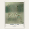 Tierra Verde, Texas map print, the full design