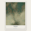 Tunis, Texas map print, the full design