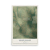 Map of Union Valley, Texas, 12 x 18 inch unframed archival matte print