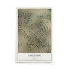 Map of Valentine, Texas, 12 x 18 inch unframed archival matte print