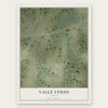 Valle Verde, Texas map print, the full design