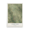 Map of Valley View, Texas, 12 x 18 inch unframed archival matte print