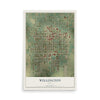 Map of Wellington, Texas, 12 x 18 inch unframed archival matte print