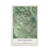 Map of West Lake Hills, Texas, 12 x 18 inch unframed archival matte print