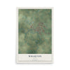 Map of Wharton, Texas, 12 x 18 inch unframed archival matte print