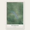 Wildwood, Texas map print, the full design