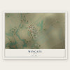 Wingate, Texas map print, the full design