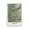 Map of Antimony, Utah, 12 x 18 inch unframed archival matte print