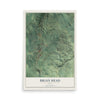 Map of Brian Head, Utah, 12 x 18 inch unframed archival matte print