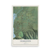 Map of Charleston, Utah, 12 x 18 inch unframed archival matte print