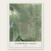 Dammeron Valley, Utah map print, the full design