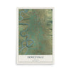Map of Deweyville, Utah, 12 x 18 inch unframed archival matte print