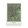 Map of Draper, Utah, 12 x 18 inch unframed archival matte print