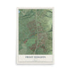 Map of Fruit Heights, Utah, 12 x 18 inch unframed archival matte print