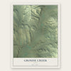 Grouse Creek, Utah map print, the full design