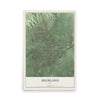 Map of Highland, Utah, 12 x 18 inch unframed archival matte print