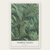 Hobble Creek, Utah map print, the full design
